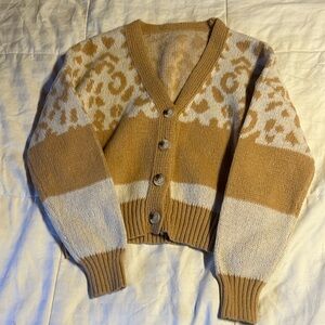 Leopard cardigan